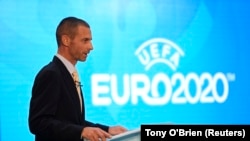 Le président de l'UEFA Aleksander Ceferin, 21 septembre 2016.