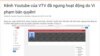 Thông báo trang Yamaha Trung Tá của ông Bùi Minh Tuấn đăng tải về vụ VTV bị khóa kênh YouTube.