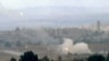 Missiles being fired.
