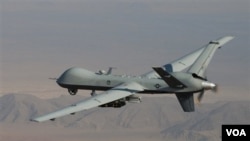 Pesawat tak berawak (drone) Amerika dicurigai telah menyebabkan tewaskan enam orang di Waziristan Utara, Rabu (29/5). (Foto: dok).