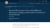 美国国务院2025年8月7日宣布把悬赏金额增加到最高可达5千万美元，寻求可将马杜罗逮捕和/或定罪的信息。(网页截图)