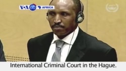 VOA60 Africa - Congo Warlord 'The Terminator' Pleads Not Guilty at ICC - September 2, 2015