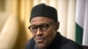 FILE - Nigerian president Muhammadu Buhari.