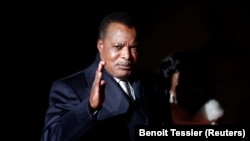 Le président Denis Sassou Nguesso à Paris, le 10 novembre 2018.