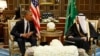 President Barack Obama meets with Saudi Arabia's King Salman at Erga Palace in Riyadh, Jan. 27, 2015. 