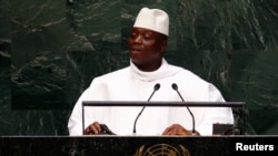Yahya Jammeh, le président de la Gambie 