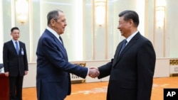俄罗斯外交部长谢尔盖·拉夫罗夫访华并会见中国国家主席习近平。（俄罗斯外交部2024年4月9日）