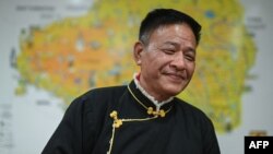 资料照片: 藏人行政中央的领导人边巴次仁