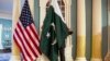 امریکی محکمہ خارجہ میں ایک تقریب میں پاکستانی اور امریکی پرچم ایک ساتھ، فائل فوٹو