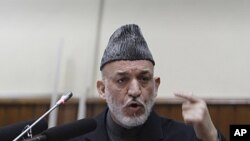 افغانستان کے صدر حامد کرزئی