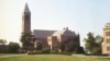 康奈尔大学地标麦格罗塔(McGraw Tower) (1973年8月28日资料照片)