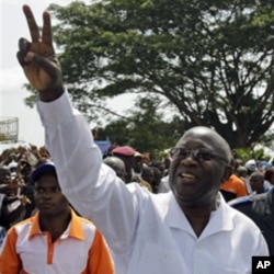 Laurent Gbagbo yana gaida magoya bayansa