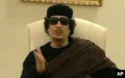 Dans un message audio, Mouammar Kadhafi s'est dit hors d'atteinte des bombes de l'OTAN