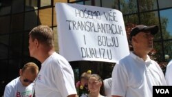 Protest pred Parlamentom FBiH