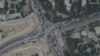 Traffic jam and crowds are seen near Kabul's airport in Afghanistan, Aug. 16, 2021.
