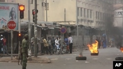 Un quartier de Bamako, le 21 mars 2012