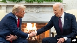 Susret Trumpa i Bidena u Bijeloj kući povodom mirnog prenosa vlasti, 13. novembar 2024.