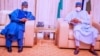 Tambuwal, hagu, Buhari, dama (Facebook/Femi Adesina)