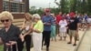 Hundreds of Virginians Wait in Early Morning Hours to Hear Trump