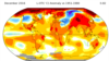 NASA Map showing 2016 temperatures around the globe.