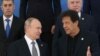عمران خان اور روس کے صدر ولادی میر پوتن، فائل فوٹو