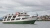 Le bateau Akonkwa 1 sur le lac Kivu où un canot a chaviré causant la mort et la disparition de plusieurs personnes un peu plus tôt entre Goma et Buka, dans l’est de la RDC. VOA/Charly Kasereka