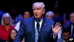 Donald Trump candidat républicain à la Maison Blanche, 4 août 2016.