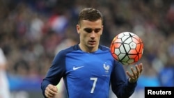 Antoine Griezmann au Stade de France à Saint-Denis, France le 29 mars 2016.