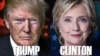 Kandidat Presiden AS, Donald Trump dan Hillary Clinton (foto: 