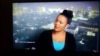 FILE - Mimi Mefo in studio presenting news.