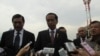 Presiden Joko Widodo di Bandara Halim Perdanakusuma memberikan keterangan sesaat sebelum bertolak ke Paris, Perancis untuk menghadiri KTT Perubahan Iklim. (VOA/Andylala)