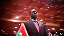 Michel Kafando, président de la transition au Burkina Faso