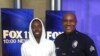 Sergeant Keith Mott with a student he mentored through Big Brothers Big Sisters of America for almost five years. He took the student to Fox Studios just before he graduated from high school. 