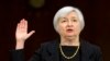 Janet Yellen, of California, President Barack Obama's nominee to become Federal Reserve Board chair, is sworn in on Capitol Hill in Washington, Nov. 14, 2013.