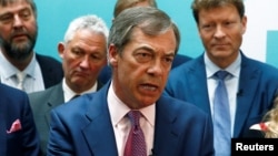 Nigel Farage, chef du Parti du Brexit.