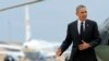 President Barack Obama walks toward Air Force One at Andrews Air Force Base in Md., May 7, 2014. 
