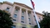 FILE - The Department of Justice headquarters building in Washington. 