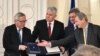 Dragan Čović i Denis Zvizdić odgovore na EU Upitnik predaje Jean Claude Junckeru, 28. februar 2018.