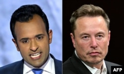 Vivek Ramaswamy i Elon Musk (Foto: ANDREW CABALLERO-REYNOLDS and Alain JOCARD/AFP)