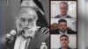 تصاویر از بالا به پایین:‌ ادریس آلی، آزاد شجاعی و رسول احمد محمد به اتهام مشارکت در کشتن محسن فخری‌زاده اعدام شدند 