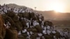 Para jemaah haji sedang menunaikan ibadah di bukit Arafah, dekat kota suci Mekkah, Arab Saudi, 11 September 2016 (AP Photo/Nariman El-Mofty).