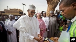 Le candidat de l'opposition nigériane, Muhammadu Buhari