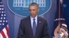 Presiden AS Barack Obama memberikan pernyataan mengenai pembunuhan massal di Orlando, hari Minggu (12/6) di Gedung Putih.