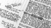 FILE - Pictured is part of a Feb. 3, 1968, CIA file, "Mexico City Chronology," about Lee Harvey Oswald's time in Mexico and contact with the Soviet embassy in Mexico City, that was released Dec. 15, 2021, and part of the probe into President John F. Kennedy's assassination.