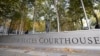 FILE - This Nov. 6, 2019 file photo shows the U.S. Courthouse in Seattle.