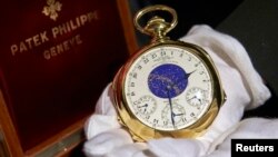 "The Henry Graves Supercomplication" handmade watch by Patek Philippe, Sotheby's auction house, Geneva Nov. 5, 2014.