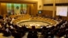 A general view of the Arab foreign minister's meeting at the Arab League in Cairo, Egypt, Jan. 10, 2016. 