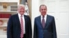 Le président Donald Trump et le ministre russe des Affaires étrangères, Sergueï Lavrov, à la Maison Blanche à Washington, le mercredi 10 mai 2017. (Photo du ministère russe des Affaires étrangères via AP)