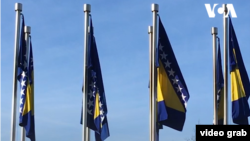 Zastava BiH ispred Vijeća ministara i Parlamenta BiH